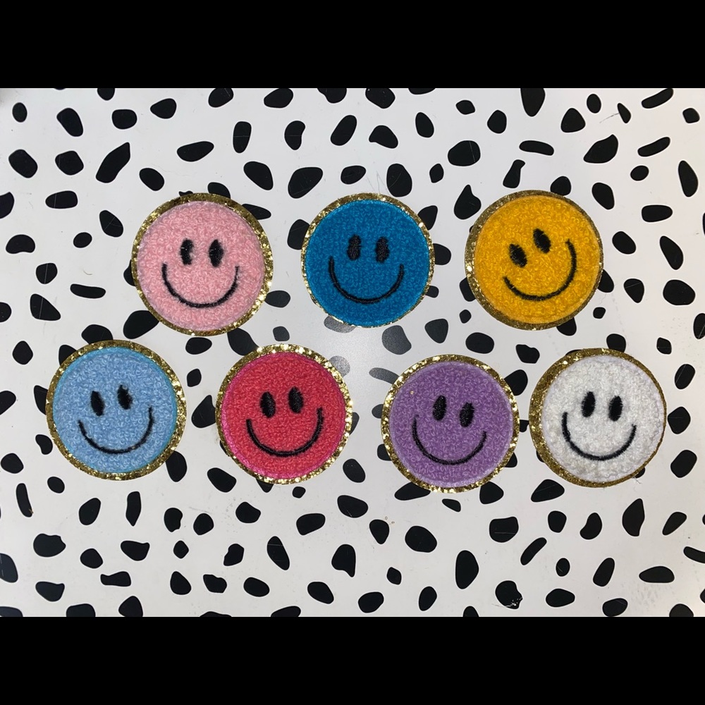 Iron on Smiley Patches